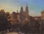 Hermann Gemmel View of the Cathedral of Magdeburg china oil painting artist